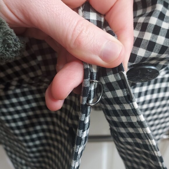 Veronica Beard Black White Gingham Embossed Button Blazer - Picture 5 of 9